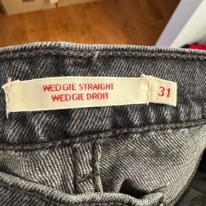 Levi's Gray Straight Leg Women's Jeans